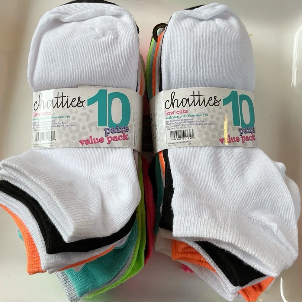 🌸20 Pairs Ladies NWT Low Cut Socks - Picture 4 of 4